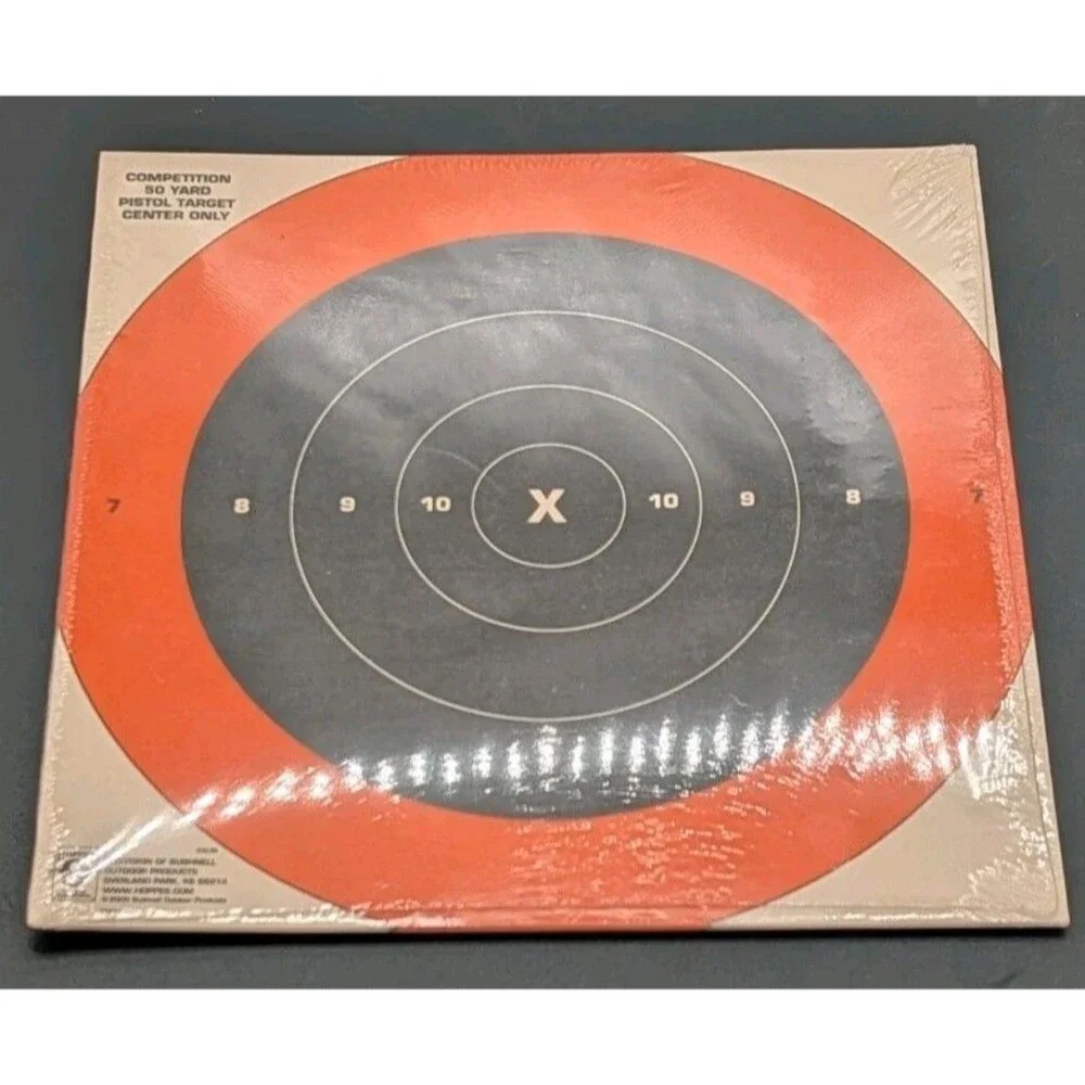 Vintage Hoppe's NRA B-7 50-Yard Competition Pistol Target 10